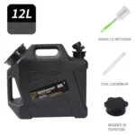 Резервоар / туба за съхранение на вода 12 л с кран – преносима кофа за къмпинг